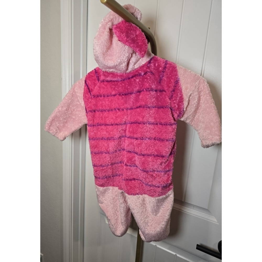 Piglet Costume Disney Store Vintage 12m 12 Months One Piece Hooded Costume - Picture 4 of 6